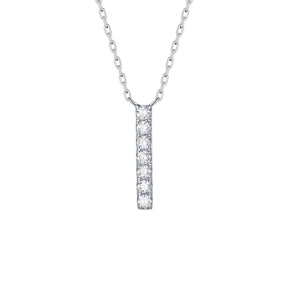 My Type 0.11ct "I" Lab Grown Diamond Necklace NL-00154WHT