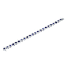 SAPPHIRE AND DIAMOND BRACELET-3071