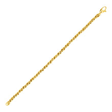 14k Yellow Gold 7 1/2 inch Braid Link Bracelet