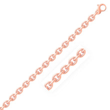 14k Rose Gold Polished Cable Motif Bracelet