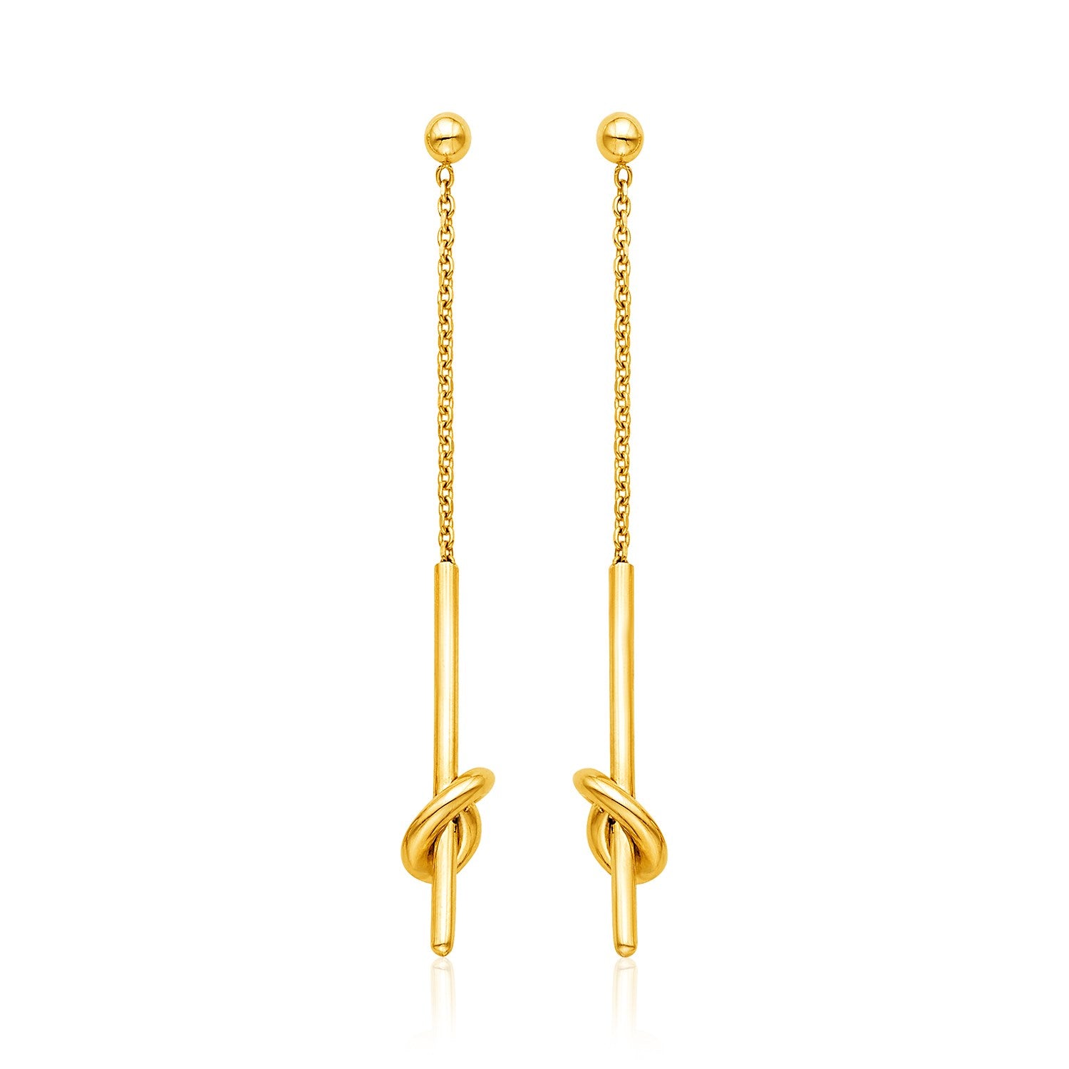 Gold 2 in 1 Hanging Earrings – Hirapanna Jewellers