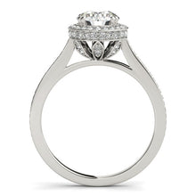 14k White Gold Classic Channel Slim Shank Diamond Engagement Ring (2 cttw)