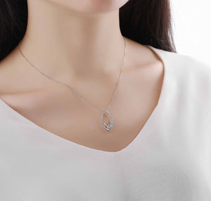Drizzle 0.77ct Lab Grown Diamond Necklace NL-00235WHT