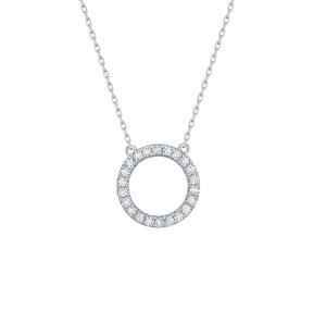My Type 0.26ct "O" Lab Grown Diamond Necklace NL-00160WHT
