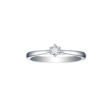 Engagement 0.15ct Solitaire Ring R-00043WHT