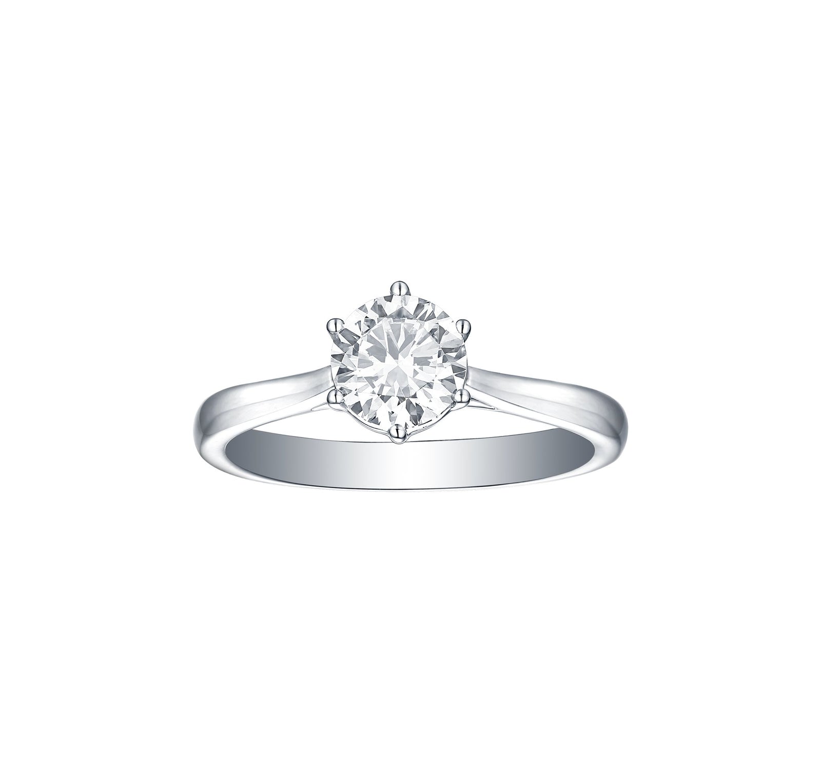 Engagement 1ct Solitaire Ring R-00047WHT