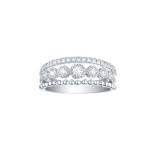 Bubbly 0.54ct Lab Grown Diamonds Ring R-00214WHT