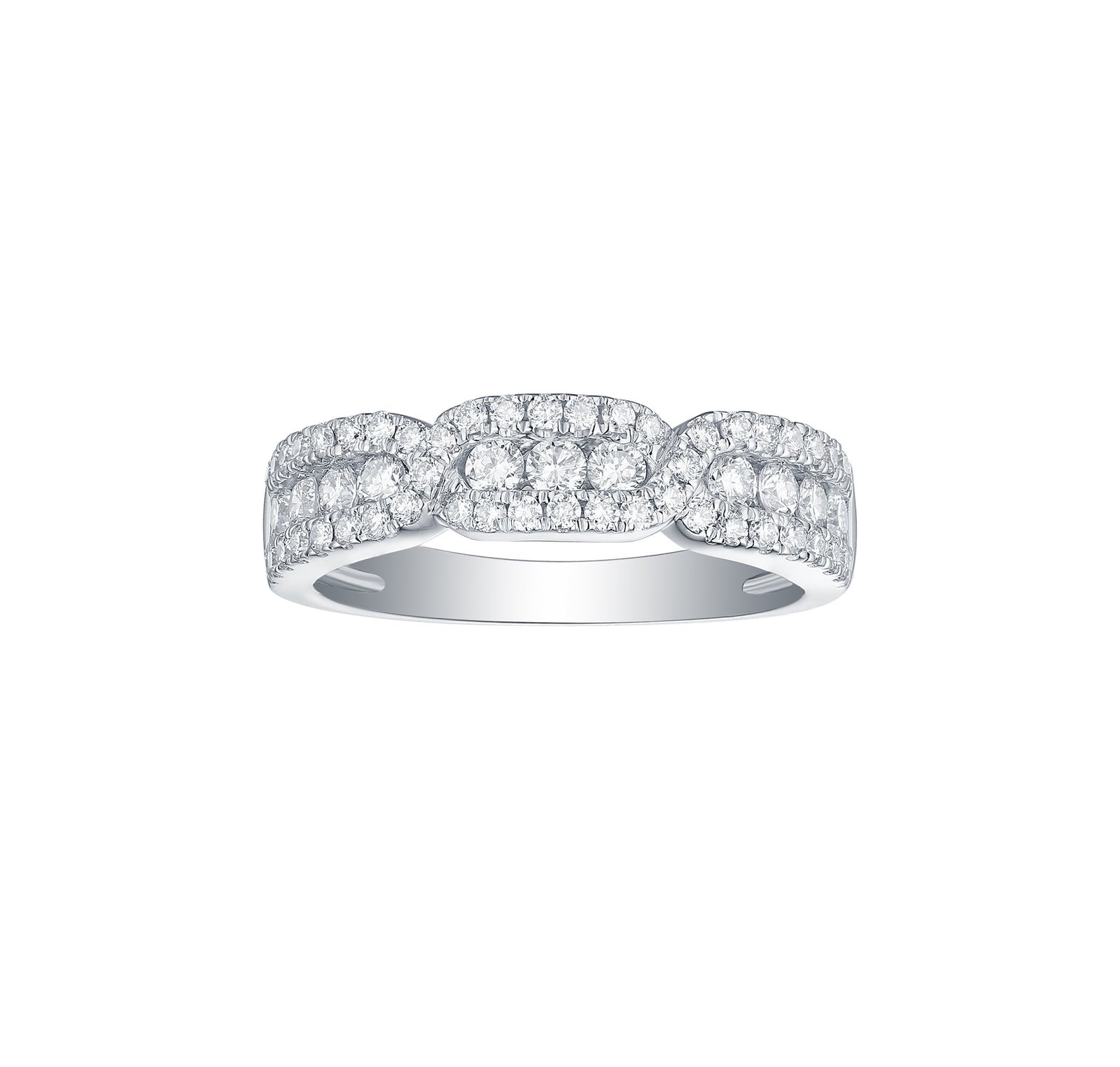 Essentials 0.75ct Wide Band R-00265WHT