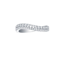 Wavy 0.26ctw Lab Grown Diamond Band R-00686WHT