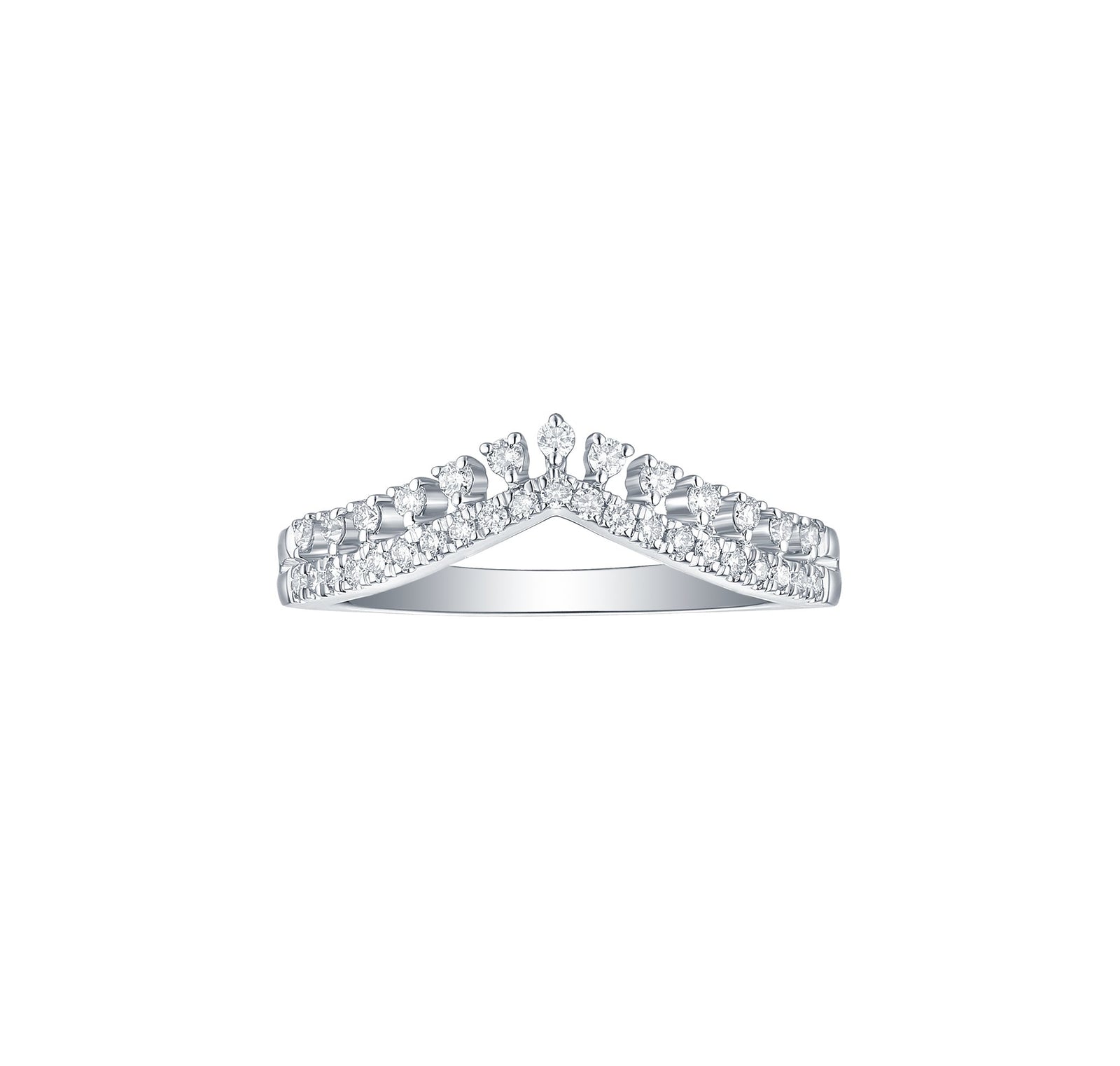 Tiara 0.25ctw Lab Grown Diamond Ring R-00687WHT