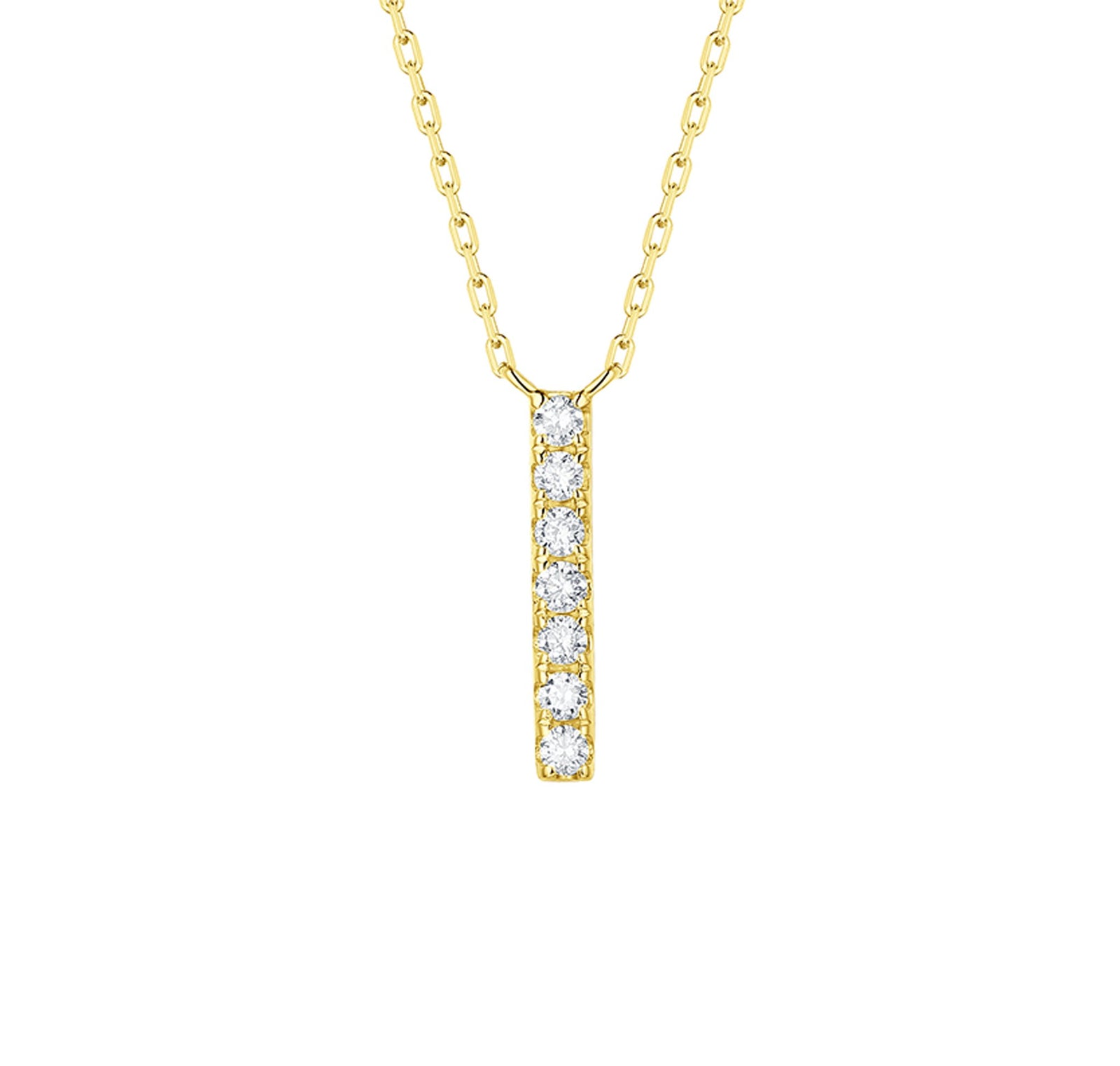 My Type 0.11ct "I" Lab Grown Diamond Necklace NL-00154WHT