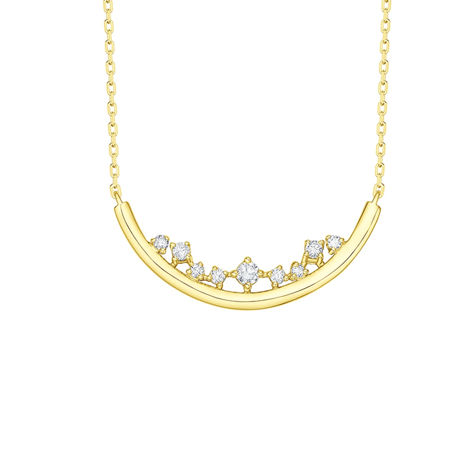 Drizzle 0.11ct Lab Grown Diamond Necklace NL-00367WHT