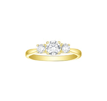 Engagement 1ct Three Stone Ring R-00034WHT