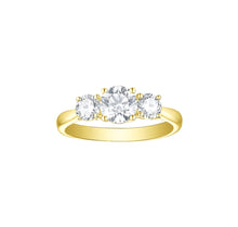 Engagement 1.60ct Three Stone Ring R-00035WHT