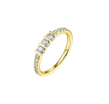 Essentials 0.48ct Three Stone Stackable Band R-00260WHT